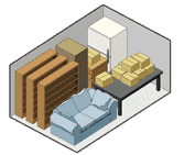 10x15 Self storage unit