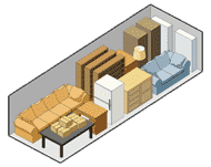 10x20 Self storage unit